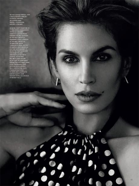 Cindy Crawford Para Harper Bazaar
