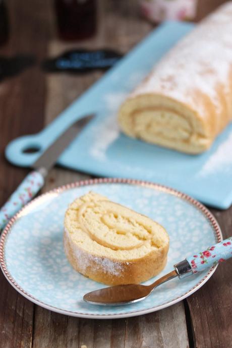 Roll Cake tradicional (Brazo de gitano)