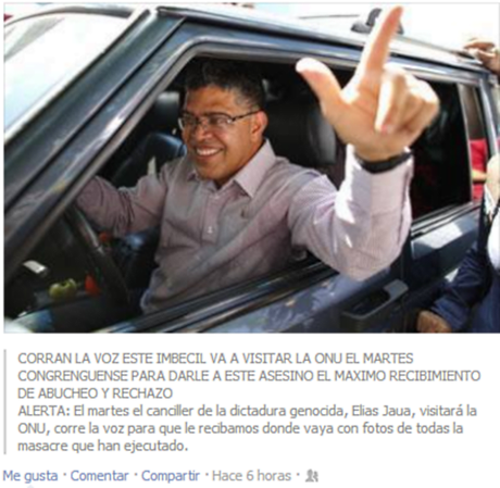 Jaua abucheado en Ginebra ante ONU..