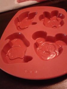 Molde con las siluetas de Disney