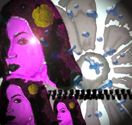 RETRATO DIGITAL CON FLOR