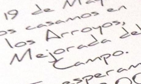 Redactar el texto de vuestras invitaciones de boda