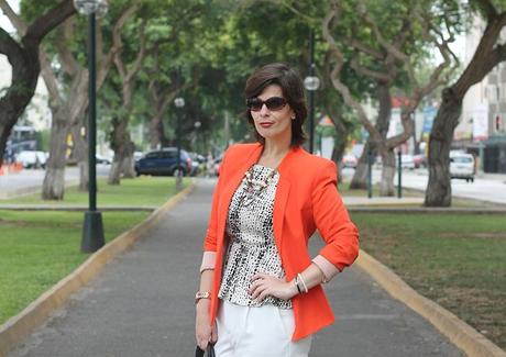 Mis Looks - Mas blanco & naranja