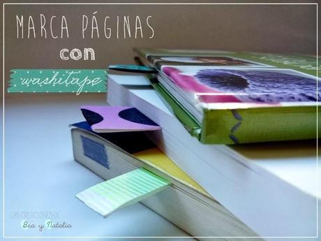 Marca páginas con washi tape