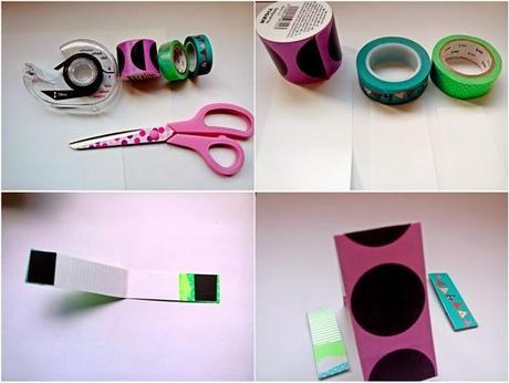 Marca páginas con washi tape