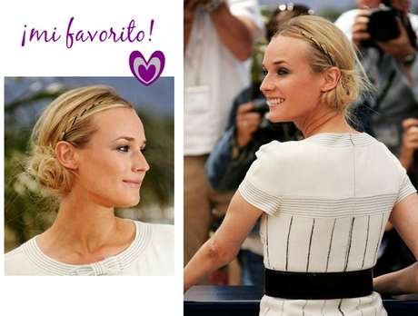 Diane Kruger: sus peinados con... horquillas!
