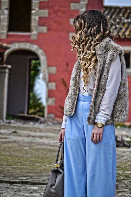 BABY BLUE PALAZZO PANTS