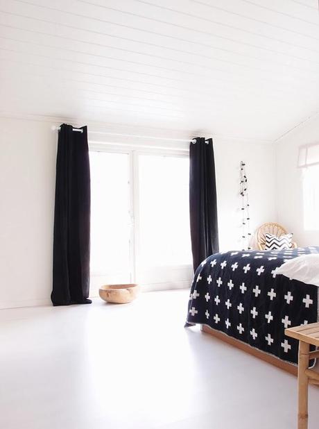 Como sacarle partido a un dormitiorio BLANCO Y NEGRO