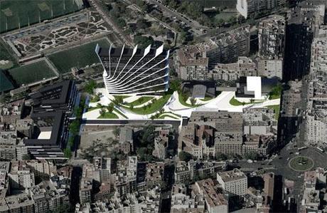 A-cero Projects A-cero presenta una propuesta para el acondicionamiento de una manzana emblemática de la capital