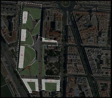 A-cero Projects A-cero presenta una propuesta para el acondicionamiento de una manzana emblemática de la capital