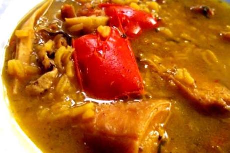 asopao de mariscos con coco