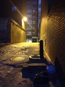 Vista de la Calle Cavanilles desde el interior del Pasaje