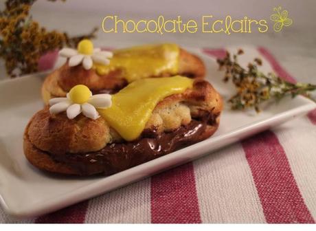 Chocolate eclairs
