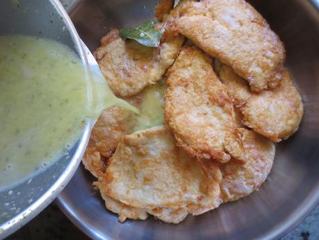 Filetes de pechuga en salsa