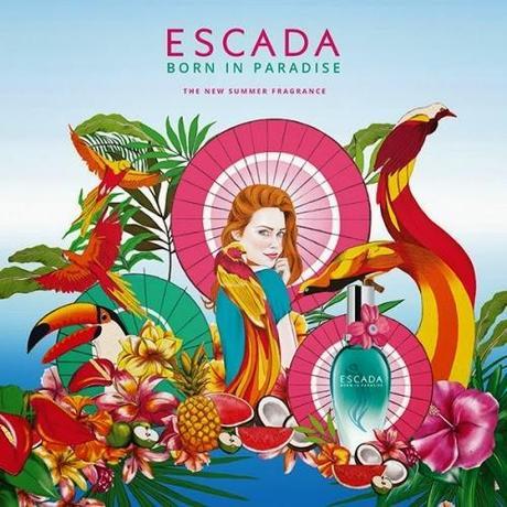 CONSIGUE UNA MUESTRA GRATIS DE LA NUEVA FRAGANCIA DE ESCADA BORN IN PARADISE