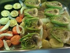 verduras al horno