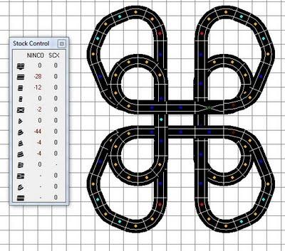 Montaje nº 50. Doble trebol de cuatro hojas con cruce de 7 plantas.