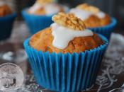 Muffins manzana salteada, nueces mazapan