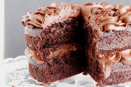 Receta Layer cake de chocolate y buttercream de chocolate