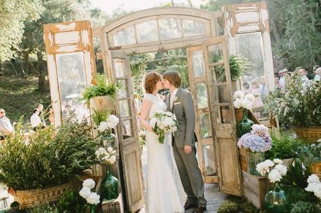 decoración altar vintage