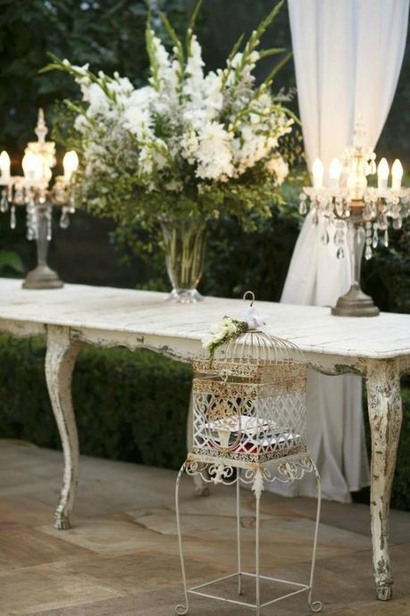 decoración estilo vintage boda