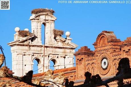 CASTELLANAlcalá: Diferentes puntos de vista o perspectivas fotográficas de la portada-espadaña de la Capilla Universitaria del Colegio Mayor de San Ildefonso de la Ciudad de Alcalá de Henares.