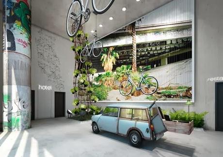 Un hotel de Berlín con diseño sorprendente.