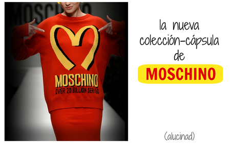 un menú doble de Moschino