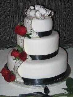 tarta boda musical