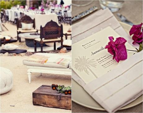 Boda con toque marroquí