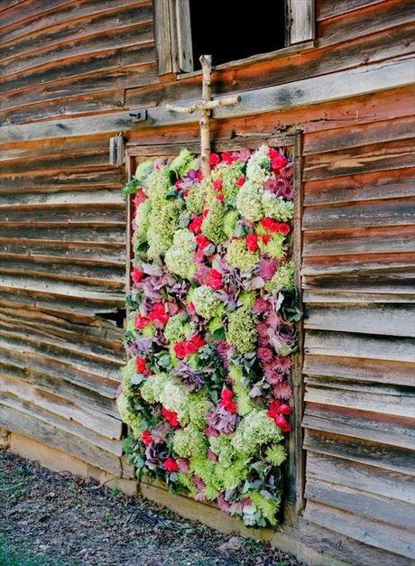 Es Tendencia: Flower Backdrops para las ceremonias