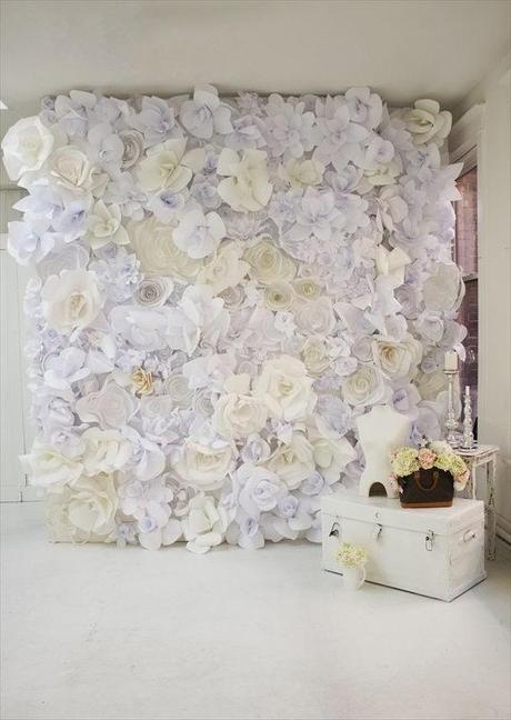 Es Tendencia: Flower Backdrops para las ceremonias