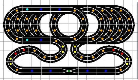Montaje nº 75. La montaña, subida y bajada a un laberinto de 8 plantas.