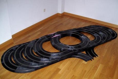 Montaje nº 75. La montaña, subida y bajada a un laberinto de 8 plantas.