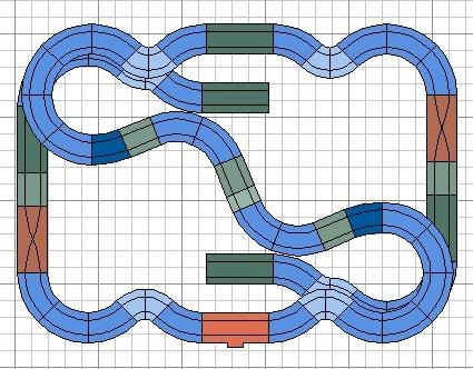 Montaje nº 53. Laberinto de 4 plantas y 35m. de cuerda en 2,90 x 1,80