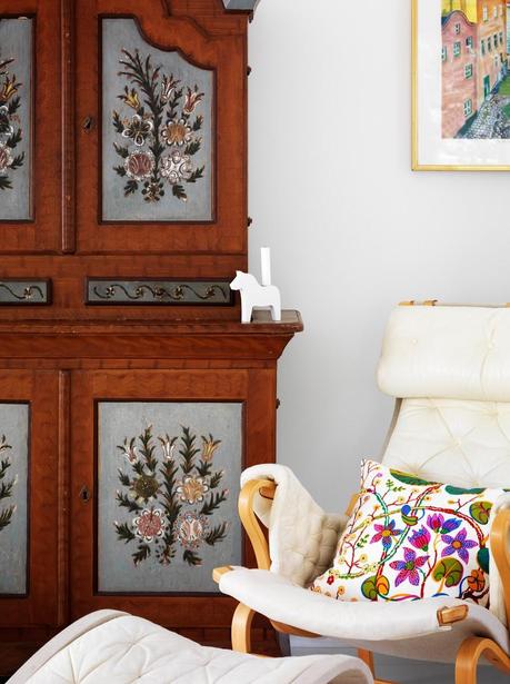 Genial mix de estilos en una vivienda sueca