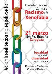 Materiales de difusión 2014 para el día internacional contra el racismo y la xenofobia Zaragoza