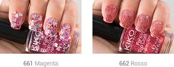 los nuevo de KIKO; esmaltes Cupcake y Fancy Top coat