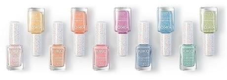 los nuevo de KIKO; esmaltes Cupcake y Fancy Top coat