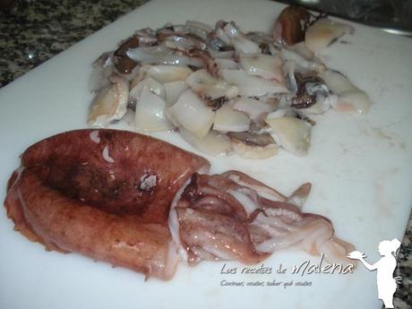 Arroz negro en olla rápida