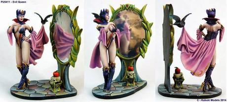 Espectacular pintado de la Evil Queen de Kabuki Models y novedades desde Kromlech