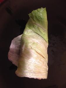 Receta: Rollitos de lechuga rellenos de pollo rollito de lechuga 2