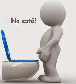 ¡No está!