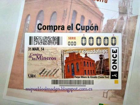 Los cupones de la Once recorren Almadén con el Camino de los Mineros