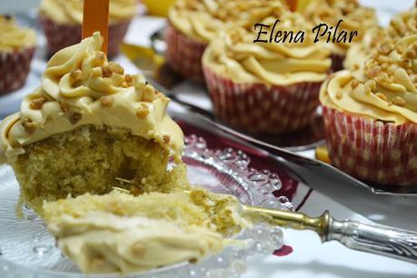 Cupcakes de manzanas de caramelo (jugosos por dentro y con un punto crujiente por fuera) y ¡¡¡MI 4º PREMIO!!!!