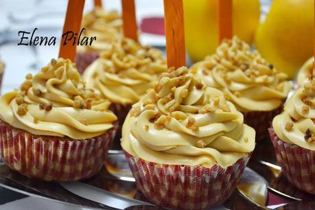 Cupcakes de manzanas de caramelo (jugosos por dentro y con un punto crujiente por fuera) y ¡¡¡MI 4º PREMIO!!!!
