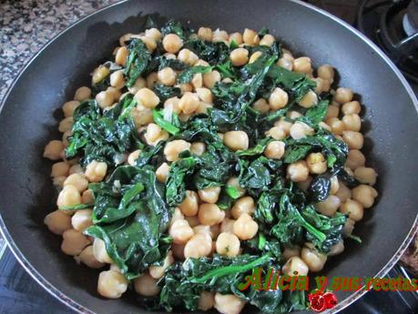 GARBANZOS CON ESPINACAS