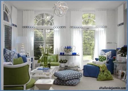 decorar con verdes y azules-eltallerdejazmin