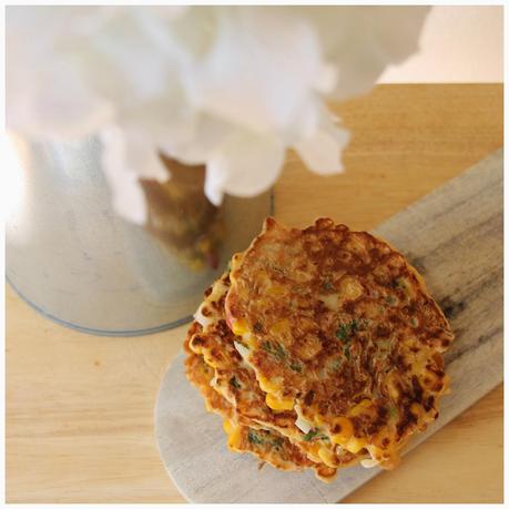 receta: buñuelos de maíz - recipe corn fritters