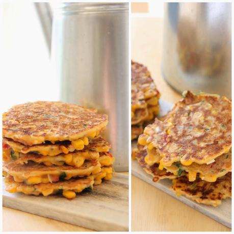 receta: buñuelos de maíz - recipe corn fritters